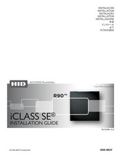 Assa Abloy HID iCLASS SE R90 Installationsanleitung
