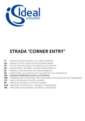 Ideal Standard STRADA CORNER ENTRY Installations- Betriebs Und Wartungshandbuch