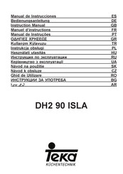 Teka DH2 90 ISLA Bedienungsanleitung