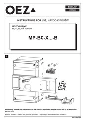 OEZ MP-BC-X B-Serie Gebrauchsanweisung