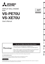 Mitsubishi Electric VS-PE70U Bedienungsanleitung