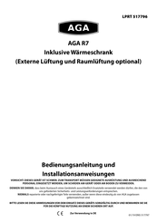 AGA R7 Bedienungsanleitung Und Installationsanweisungen