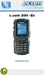 Ecom Instruments x.com 200 -Ex Bedienungsanleitung