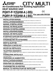 Mitsubishi Electric PQHY-P300YHM-BS Installationshandbuch