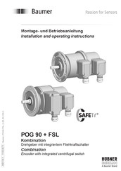 Baumer POG 90+FSL Montage- Und Betriebsanleitung