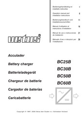 Vetus BC50B Bedienungshandbuch Und Installationsvorschriften