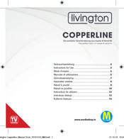 Livington Copperline Gebrauchsanleitung