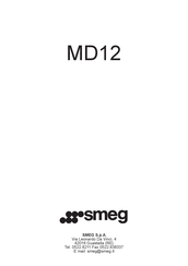 Smeg MD12 Bedienungsanleitung
