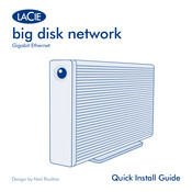 Lacie big disk network Kurzanleitung Zur Installation