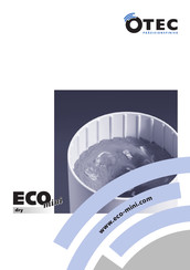 OTEC Eco mini dry Bedienungsanleitung