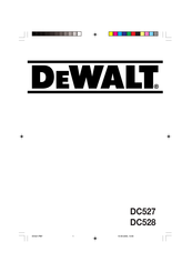 DeWalt DC527 Sicherheits- Und Gebrauchsanweisungen