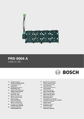 Bosch PRD 0004 A Installationsanleitung