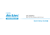 Air Live WT-2000PCI Kurzanleitung