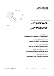 Apex Medical ADVANCE 2000 Bedienerhandbuch