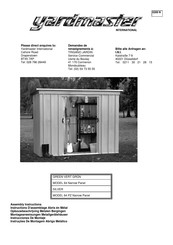 yardmaster 64 Narrow Pane Montageanweisungen