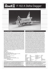 REVELL F-102 A Delta Dagger Bedienungsanleitung