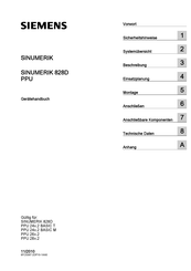 Siemens SINUMERIK 828D PPU 271.4 Gerätehandbuch