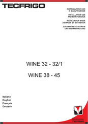 Tecfrigo WINE 32/1 Handbuch