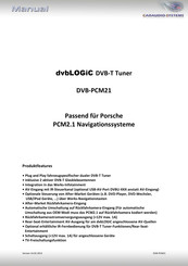 Caraudio-Systems DVB-PCM21 Bedienungsanleitung