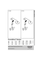 Grohe Power&Soul System Montageanleitung