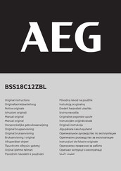 AEG BSS18C12ZBL Originalbetriebsanleitung