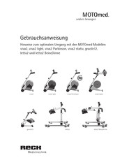 RECK Medizintechnik MOTOmed gracile12 Gebrauchsanweisung