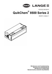 HACH LANGE QuikChem 8500 Series 2 Wartung Und Fehlerbehebung