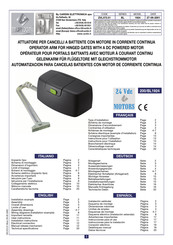 Cardin Elettronica BL series Handbuch