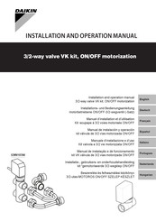 Daikin E2MV107A6 Installations- Und Bedienungsanleitung