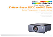 Digital Projection E-Vision Laser 11000 4K-UHD Series Installations-Kurzanleitung