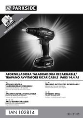 Parkside PABS 14.4 A1 Bedienungs- Und Sicherheitshinweise