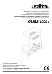 cedamatic GLISS 1000 I Betriebsanleitung