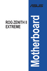 Asus Rog zenith II extreme Bedienungsanleitung