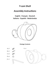 Y-cam Shell Anweisungen Zum Zusammenbau