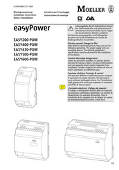 Moeller easyPower EASY430-POW Montageanweisung