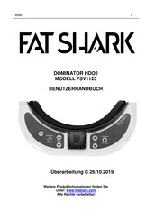 Fat Shark FSV1123 Benutzerhandbuch