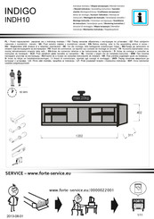 Forte INDIGO INDH10 Montageanleitung