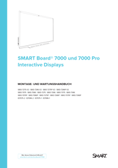 SMART Board SBID-7086P Montage- Und Wartungshandbuch