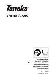 Tanaka TIA-350S Bedienungsanleitung