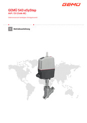 Gemü 543 eSyStep Betriebsanleitung