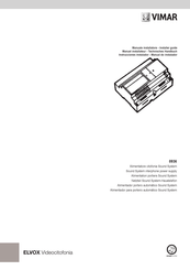 Vimar Elvox 0936 Technisches Handbuch