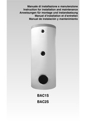 Ariston BAC1S series Anweisungen Für Montage Und Instandsetzung