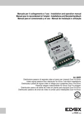 Vimar Elvox 692D Installations- Und Benutzerhandbuch