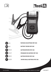 Tool it PBT 550 Betriebsanleitung