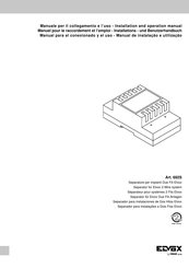 Vimar Elvox 2501 Installations- Und Benutzerhandbuch