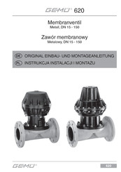 Gemü 620 Original Einbau- Und Montageanleitung