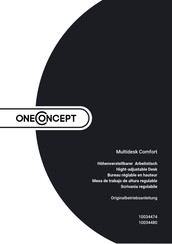 oneConcept Multidesk Comfort 10034474 Originalbetriebsanleitung