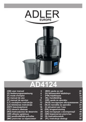 Adler europe AD4124 Bedienungsanweisung