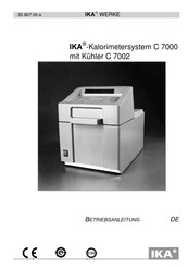 IKA C 7000 Betriebsanleitung
