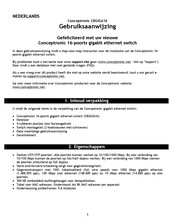 Conceptronic CBGIGA16 Benutzerhandbuch